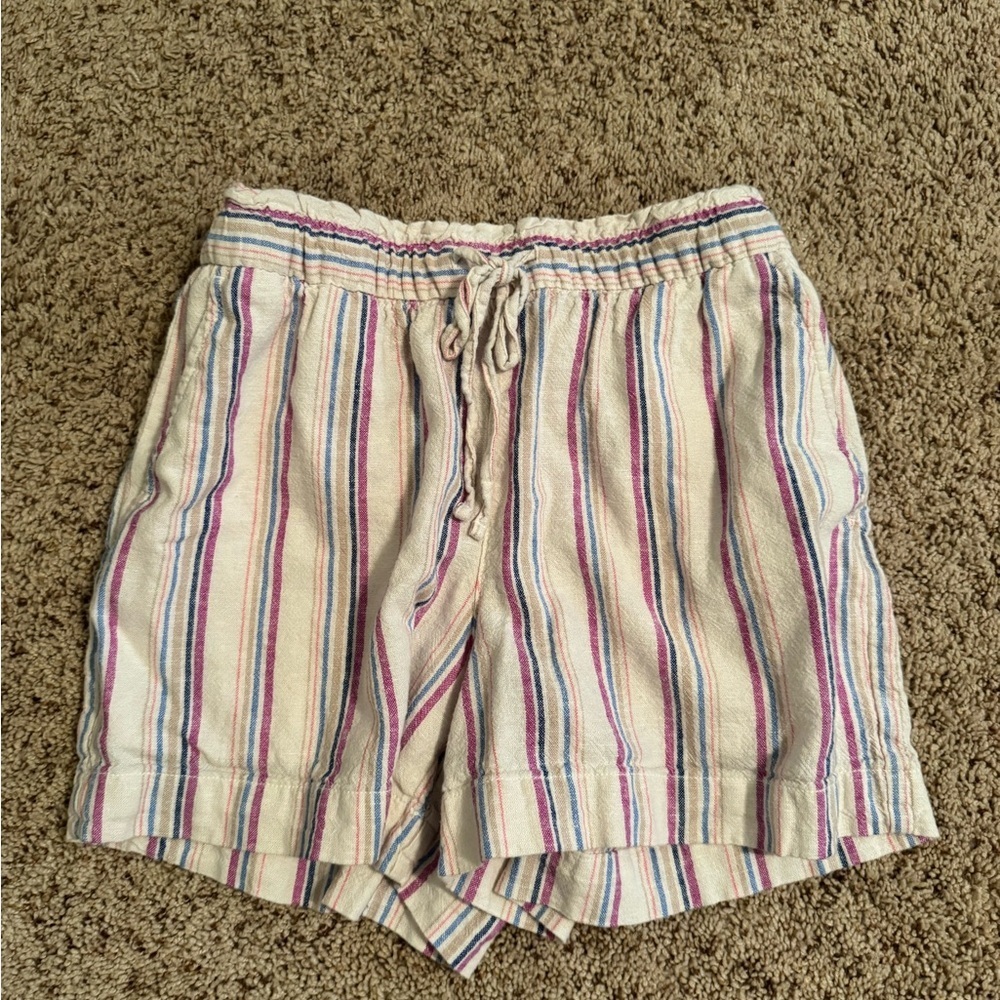 ✨2 for $35 ALL SHORTS!✨ NWOT GAP 4" Mid Rise Pull-On Linen-Blend Shorts XS